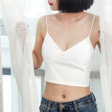 JOJOANS Vest Bra Cotton Sexy Wrapped Lingerie Women S Solid Underwear Seamless Fitness Tops