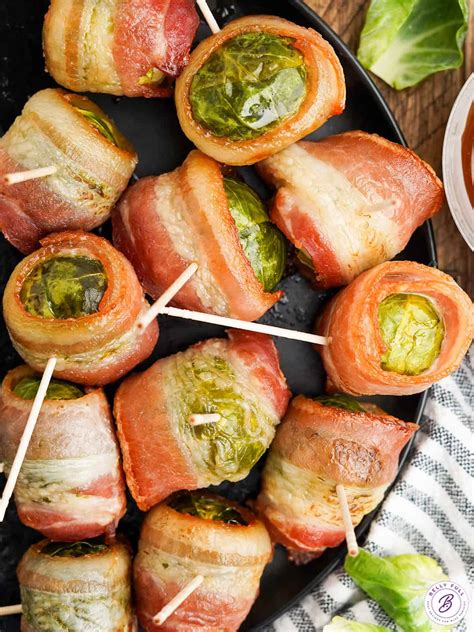 Bacon Wrapped Brussels Sprouts Belly Full
