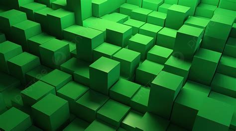 3d Green Cubes Wall Wallpapers Free Background Download 3d