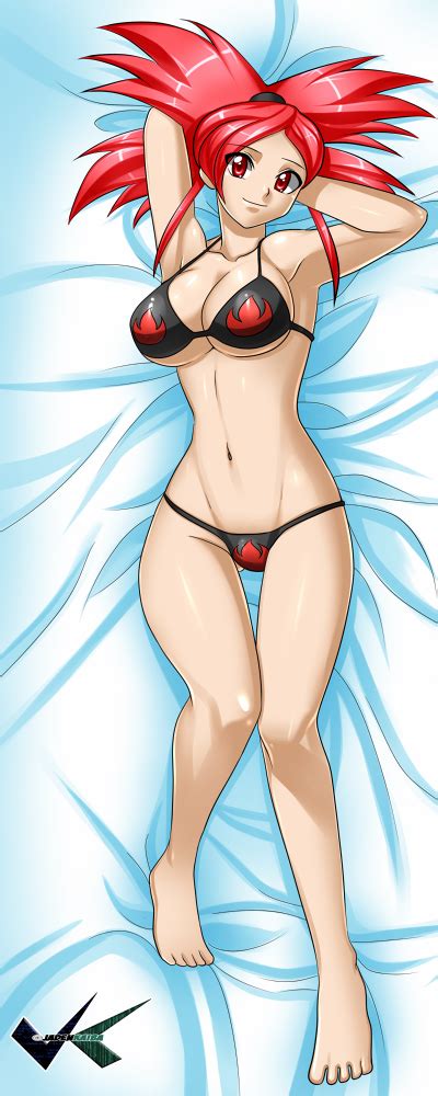 Commission Flannery Dakimakura Half By Jadenkaiba On Deviantart