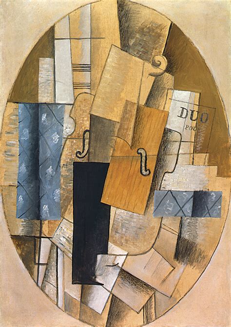 In cubist painting, objects and figures are broken down into distinct planes and reassembled into abstracted forms. Still Life With Violin | Humanities | JAMA | JAMA Network