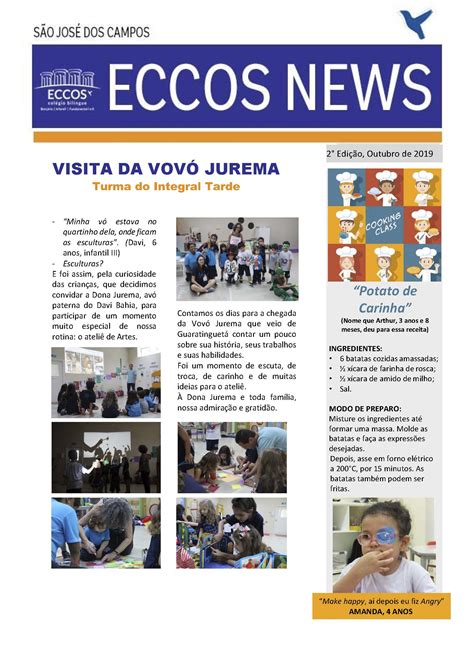 2ª Edição do Jornal da Educação Infantil - Colégio ECCOS
