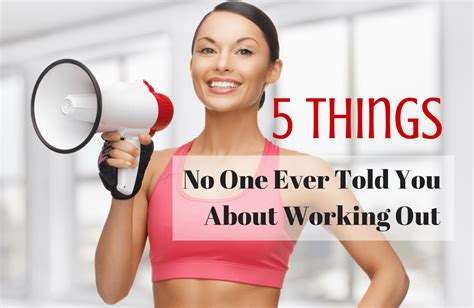 5 Things No One Ever Tells You About Working Out Sparkpeople