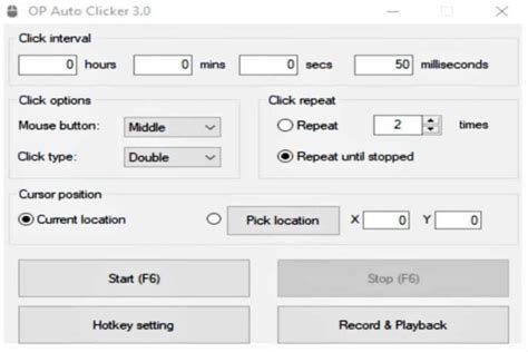 Op Auto Clicker 30 Top Mouse Clicker Tool For Windows Os