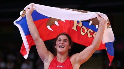 London2012 Natalia Vorobeva Of Russia Celebrates Winning The Gold