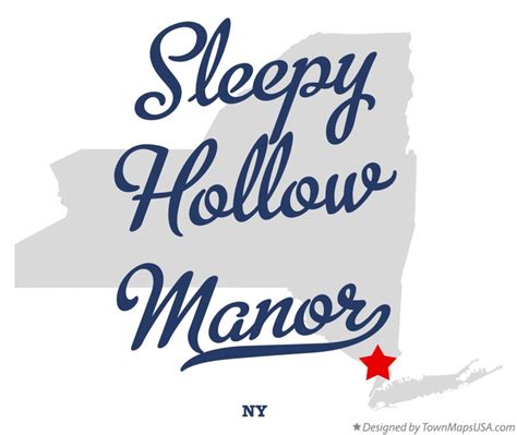 Map Of Sleepy Hollow Manor Ny New York
