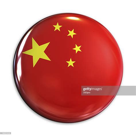 China Flag Pin High Res Stock Photo Getty Images