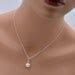 Set Of Bridesmaid Pearl Pendant Necklaces By Anainspirations