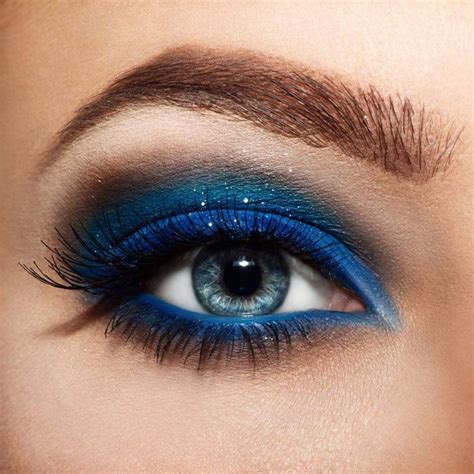 Royal Blue Makeup Look Blue Eye Makeup Tutorial Blue Eye Makeup