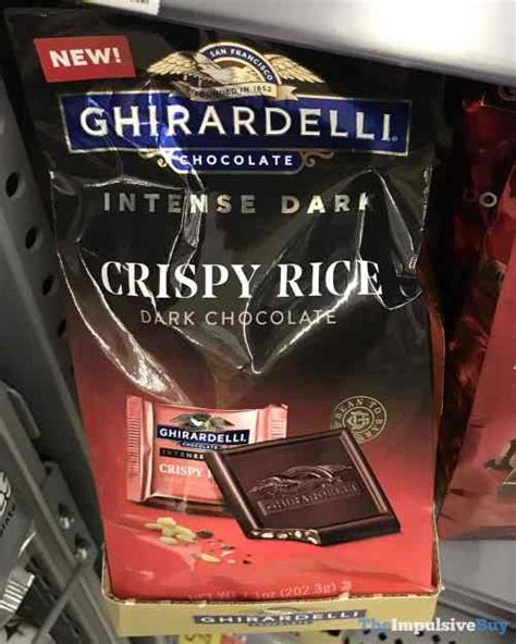 Spotted Ghirardelli Intense Dark Crispy Rice Dark Chocolate The