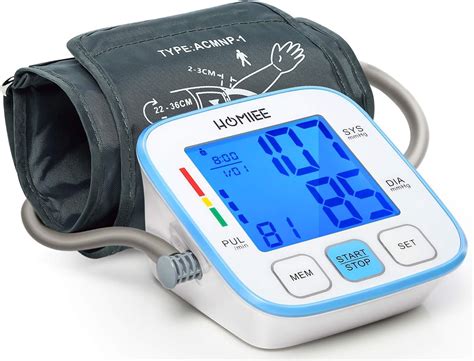 Blood Pressure Monitorhomiee Upper Arm Digital Blood Pressure Machine