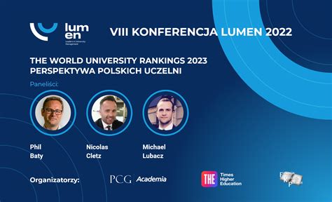 Lumen 2022 The World University Rankings 2023 Perspektywa Polskich