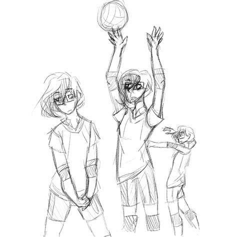 Volleyball Poses By Gavala On Deviantart