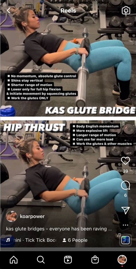 Kas Glute Bridge Vs Hip Thrust Glute Bridge Glutes Hip Thrust