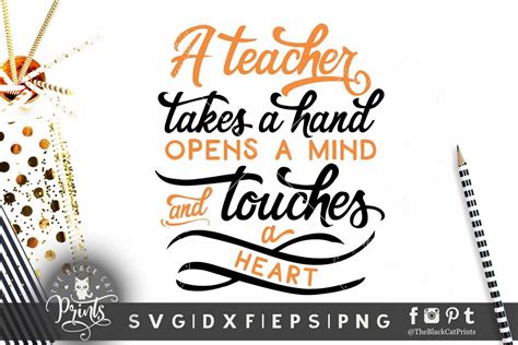 Teacher quote SVG PNG EPS DXF