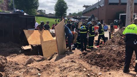 Construction Worker Injured In Nc Central University Trench Collapse