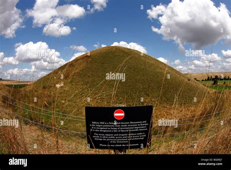 Silbury Hill In Wiltshire Uk Stock Photo Alamy