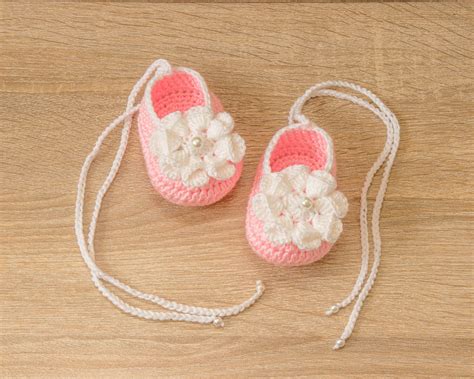 Crochet Baby Ballet Slippers Pattern