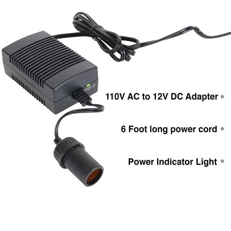 Koolatron 110 Volt Ac To 12 Volt Dc Power Adapter W Circuit Breaker