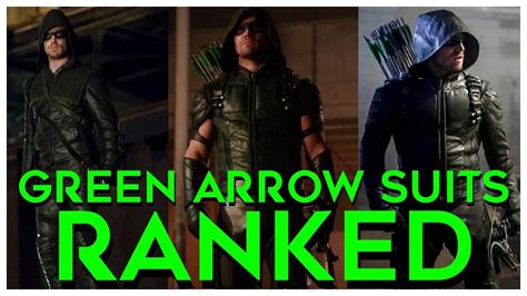 All Green Arrow Suits Ranked Youtube