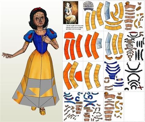 Disney`s Snow White Paper Doll By Orel 67 Branca De Neve A