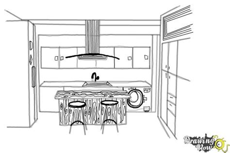 How To Draw A Kitchen Drawingnow