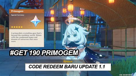 It's a genshin impact fan page that covers news, events, promo codes and more. EXPIRED FREE PRIMOGEM 190 NEW CODE REDEEM V.1.1 GENSHIN ...