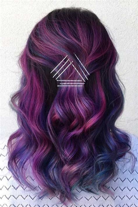 42 Fabulous Purple And Blue Hair Styles Blue Hair Hair