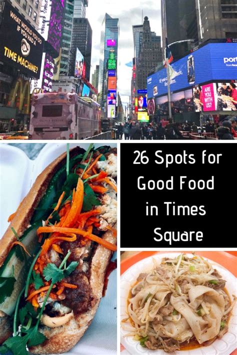 Where to Eat in Times Square, NYC | Nyc times square, New york eats