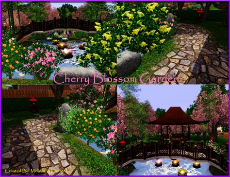 The Sims Resource Cherry Blossom Garden