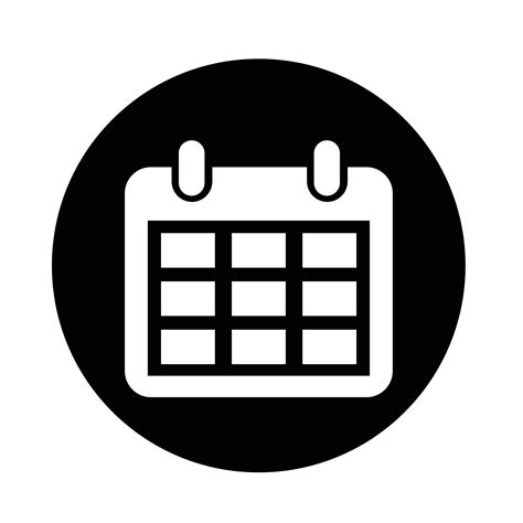 Calendar Icon Black And White 256677 Free Icons Library Gambaran