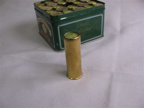 7844 remington ducks unlimited commemorative all brass shotgun shells 12ga in tin 25 rounds