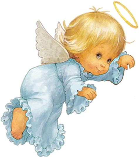 Download Baby Angel Png Angeles De Bebes Animados Png Image With No