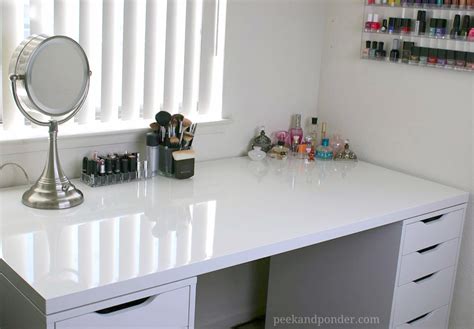I hope you're all well and are looking forward to easter this weekend. My New IKEA Makeup Vanity, DIY Style! | Peek & Ponder