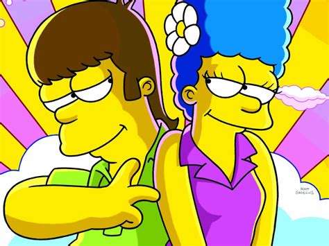 Simpsons Teenage Homer And Marge Personajes De Los Simpsons Fotos