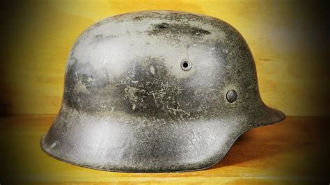 Ww2 German Helmet Restoration Rare And Special M42 Stahlhelm With