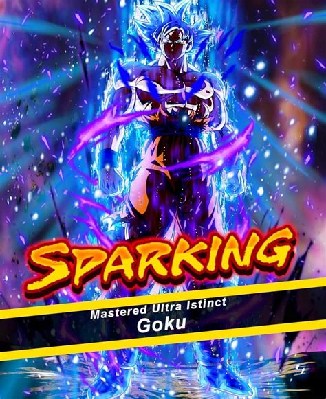 Goku Mastered Ultra Instinct Art Card Dragonballlegends