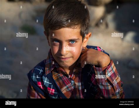 Kurdish Child With Blue Eyes Palangan Iran Stock Photo 61369632 Alamy