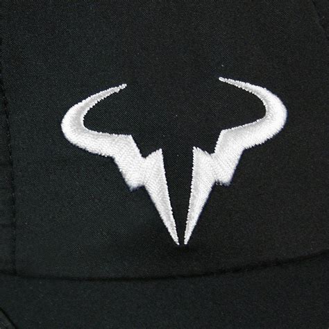 Czapka Tenisowa Nike Rafa Bull Logo Cap Rafael Nadal Blackwhite