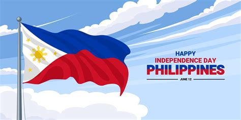 Philippines Independence Day Banner Design The Flag Of The Philippines