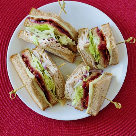 Sage Trifle: Smoked Turkey Club Sandwich with Cherry Chutney