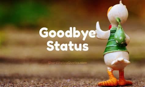 Goodbye Status Captions Quotes And Goodbye Text Messages