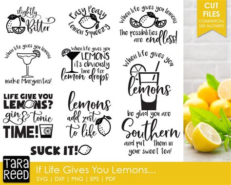 If Life Gives You Lemons Lemon Humor Svg And Cut Files For Etsy
