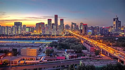 Peking Cityscape Footage Stock Clips
