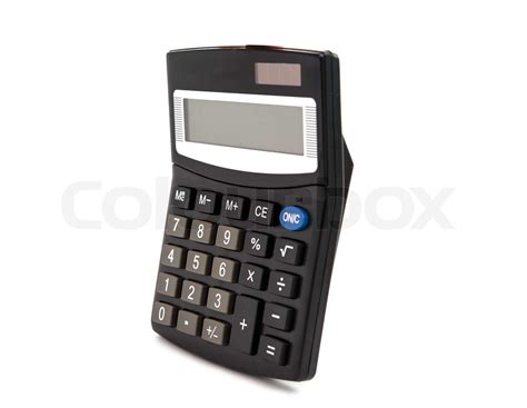 Calculator Isolated Stock Image Colourbox