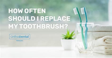 This makes it important to replace your toothbrush after you've had a cold, or risk possible reinfection. How often should I replace my toothbrush? - OrthoDental ...