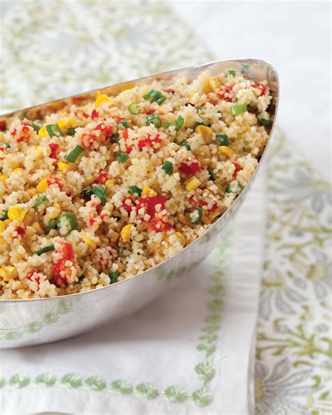 Roasted Corn And Red Pepper Couscous Southern Lady Mag