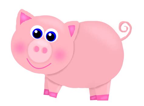Pink Pig Free Download Clip Art Free Clip Art On Clipart Library