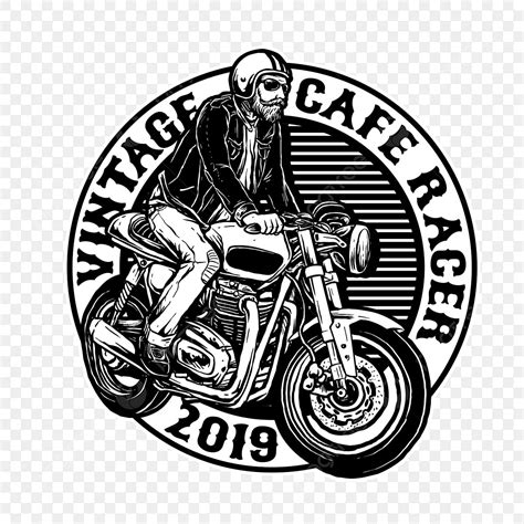 Cafe Racer Logo Vector