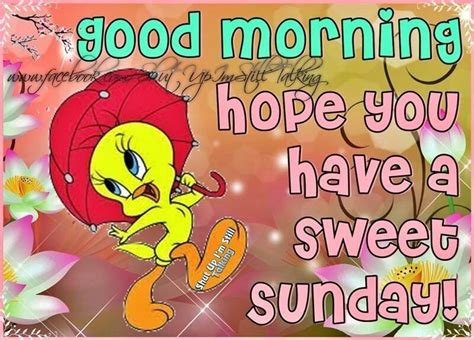 Good Morning Have A Sweet Sunday Tweety Quote Quotes